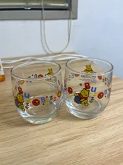Disney  ディズニー　プーさん　コップ　グラス　2個セット