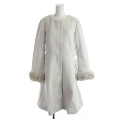 ミッシュマッシュ MISCH MASCH コート M グレー ノーカラー 長袖 ファー袖 /AP