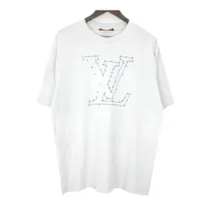 ルイヴィトン LOUIS VUITTON 20AW 【 RM202M NPG HJY03W 】 LVステッチ エンブロイダリー リバースロゴ Tシャツ　48282