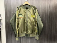 キャラジャン／STAR WARS スカジャン／JABBA THE HUTT／サイズ3L／オリーブグリーン 