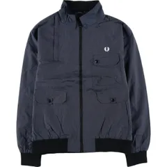 古着 フレッドペリー FRED PERRY チェック柄 ナイロンジャケット メンズXL相当/eaa619931