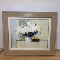 限定品】 Fujico 矢車草 ボタニカルアート 植物画 美術品 - メルカリ