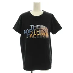 ザノースフェイス THE NORTH FACE Tシャツ NTW3201Z 半袖 ロゴ L 黒 ブラック /☆G