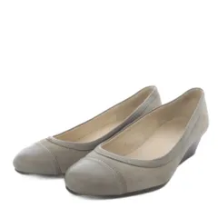 コールハーン COLE HAAN パンプス ウエッジソール スエード 6B グレー /YO6
