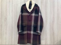 45R 45rpm シェットランドヘリンボンカウチンコート ショールカラー