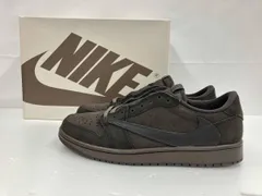 NIKE × Travis Scott ナイキ × トラヴィススコット AIR JORDAN 1 LOW OG SP エアジョーダンロー DM7866-202 スニーカー 28 ブラウン 通年
