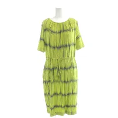 マリメッコ marimekko ワンピース S 黄 イエロー 半袖 ラウンドネック /AP