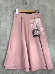 未使用品タグ付き■MISCH MASCH ミッシュマッシュ 無地×ドット リバーシブル スカート sizeS/ピンク×ブラック系ドット ■◇ レディース