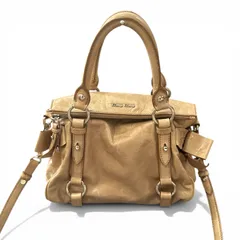 MIU MIU Vitello Lux 2way ミュウミュウ ヴィッテロリュクス サイドリボン ハンドバッグ ショルダーバッグ レディース