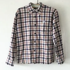 3059 FAT エフエーティー SKINNY チェック柄 長袖シャツ ネルシャツ 片ポケット 品質表示タグ無し サイズ表記無し
