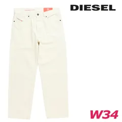 新品・未使用 ディーゼル DIESEL [W34L30] ジーンズ ホワイトデニム パンツ メンズ ルーズフィット ストレート 2010