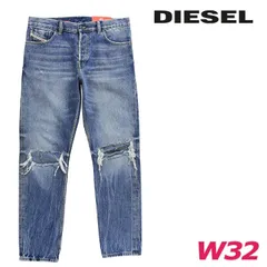 新品・未使用 ディーゼル DIESEL [W32L30] ジーンズ デニム パンツ メンズ デストロイダメージ加工 スリムフィット ストレート 1995