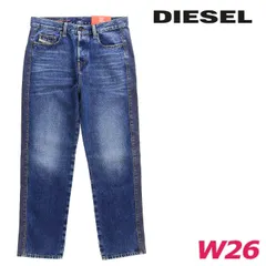 新品・未使用 ディーゼル DIESEL [W26L30] ジーンズ デニム パンツ メンズ ユーズド風サイドライン切替 レギュラーフィット ストレート 2020-D-VIKER-SP6