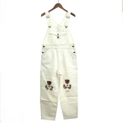 PINK HOUSE ピンクハウス デニムサロペット  オーバーオール/くま/刺繍    ホワイト/ベージュ レディース / 240001192290