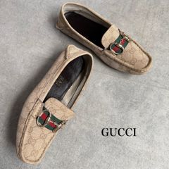 良品✨グッチ フラットシューズ ローファー ドライビングシューズ 
