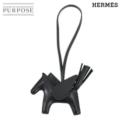 新品 未使用 エルメス HERMES ソーブラック ロデオ ペガサス PM バッグチャーム アニョーミロ K刻印 Rodeo Pegasus 90317216