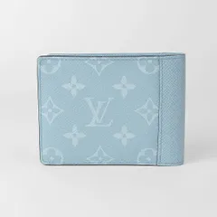 新品 ルイヴィトン Louis Vuitton 2つ折り財布 ポルトフォイユ・ミュルティプル スカイブルーのサムネイル