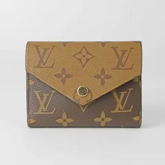 新品 ルイヴィトン Louis Vuitton 3つ折り財布 ポルトフォイユ・ヴィクトリーヌ ブラウンのサムネイル