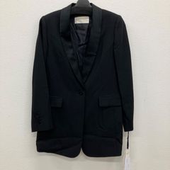 タグ付　イヴサンローラン　ポンチョ　カシミヤ混　レザー切替　フランス製　黒　36 タグ付 イヴサンローラン ポンチョ カシミヤ混 レザー切替 フランス製