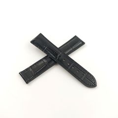 エドックス　クロコダイル型押しカーフレザーストラップDバックル用クロノオフショア エドックス クロコダイル型押しカーフレザーストラップDバックル用