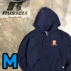 T7745 Russell Athletic ハーフジップ　スウェットパーカー
