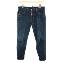 ディースクエアード DSQUARED2 デニムパンツ ジーンズ ボタンフライ 38 紺 ネイビー S72LB0022 /YT