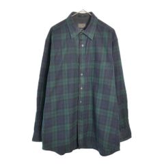 90s SPAZIO ウール100% ブラックウォッチ チェックシャツ 日本製 