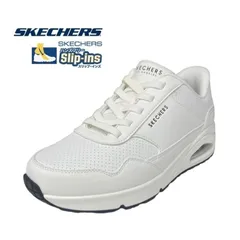 スケッチャーズ SKECHERS 183023W WHT メンズ靴 靴 シューズ 4E相当 スニーカー スリップインズ UNO - BANKSIA LUXE ストレッチ ローカットスニーカー