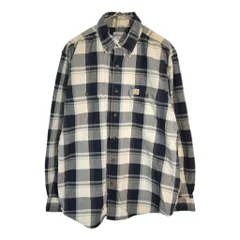 Carhartt カーハート 長袖シャツ チェック バイカラー(メンズ M)中古 古着 X4351