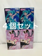 未開封 初音ミク BiCute Bunnies Figure 初音ミク 巡音ルカ 2種4個セット LF3197 f107