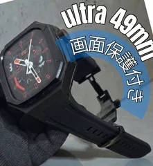 Apple Watch Ultra 1 / 2 / 3（49mm）対応　266
画面保護一体型 アルミ合金ケース＆ラバーバンド