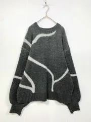 CIAOPANIC TYPY チャオパニックティピー ニュアンス柄シャギー ニット セーター sizeONE/チャコール ◇■ レディース