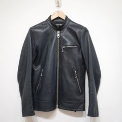 COACH コーチ 極上◎羊革 ラムレザー シングルライダース 黒 M - メルカリ