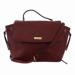 ケイトスペード KATE SPADE ハンドバッグ ショルダーバッグ 2WAY レザー ボルドー /BM