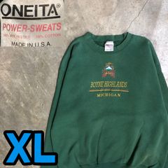 T7749 ONEITA スウェット　カレッジ　刺繍　USA製　古着