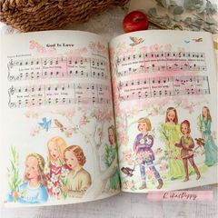 ヴィンテージ 洋書 絵本『 The Little Golden Book of Hymns 』 児童書