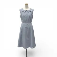 2025年 TOCCA トッカ SPRINKLE DAY ドレス ワンピース スカーブルー 0 OP. TO.GA. 0090