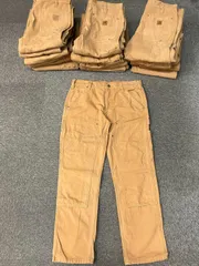【Carhartt】カーハート　ダブルニー　ブラウン　W34 L30　USED