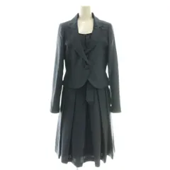 ホワイトジョーラ WHITE JOOLA スーツ セットアップ ワンピース テーラードジャケット 11 ネイビー /DF ■MA