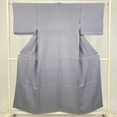 美品 正絹 ますいわ屋 お召 訪問着 都会を颯爽と歩む 陽光に煌めく縞