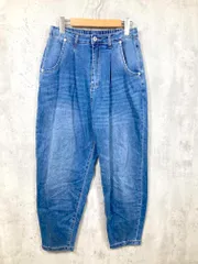 antiqua アンティカ zl-00019 カーブ デニム パンツ sizeML/青 ■■レディース