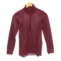 パタゴニア Patagonia キャプリーンサーマルウェイトジップネック カットソー スタンドカラー ハーフジップ ストレッチ 薄手 ワンカラー XXS ボルドー 43662FA15 /BB