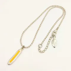 【美品】Kenzo　ケンゾー　バーネックレス　イエロー　SILVER　シルバー925のサムネイル