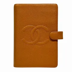 シャネル CHANEL アジェンダPM ココマーク 手帳カバー キャビアスキン レディース