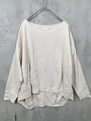 URBAN RESEARCH DOORS アーバンリサーチドアーズ ストレッチ クルーネック カットソー sizeM/ベージュ ■■レディース