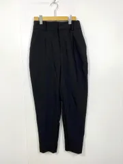 ZARA ザラ 4387/430/800 ハイウエストタック パンツ sizeS/黒 ■■レディース