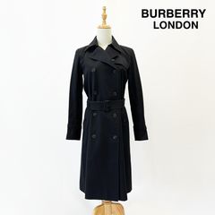 希少✨バーバリー ノバチェック メガ シャドー ハーフトレンチ 黒 L