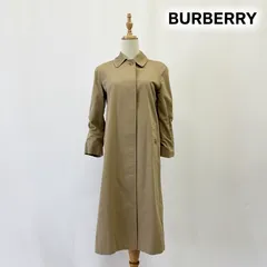 80s 英国製ヴィンテージ Burberrys バーバリーズ ノバチェック裏地 ステンカラーコート ベージュ レディースM相当