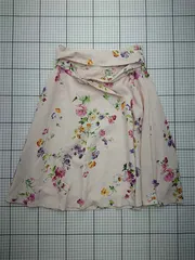 ◇ ⊂ ミッシュマッシュ MISCH MASCH フラワープリントスカート Mサイズ レディース E  【1602190009918】