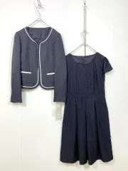 新品 SIDLAY 卒業式/入学式 ワンピース/ジャケット セレモニースーツ sizePSS/紺 ■■レディース